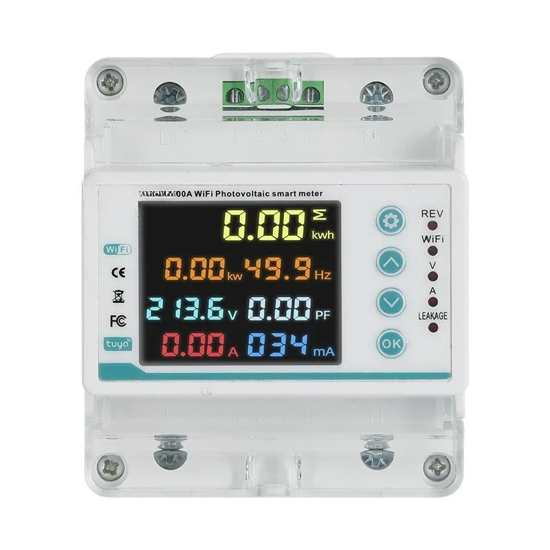 

Household single-phase meter 100A smart graffiti WiFi reclosing meter overcurrent overload protector
