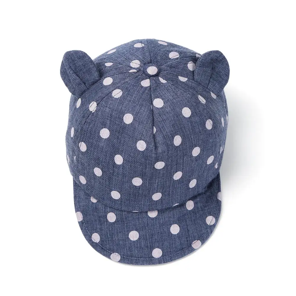 Casual Girls Boys Panama Cap Outdoor Rabbit Ear Cap Dot Beach Caps Children Sun Hat 's Baseball Hat