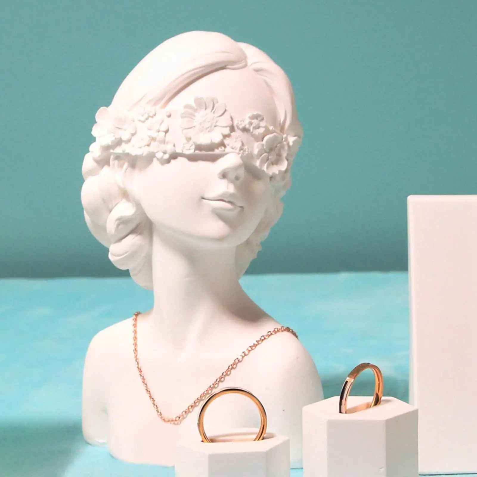 

Resin Jewelry Display Stand Mannequin Figurine for Crafts Decoration Desktop