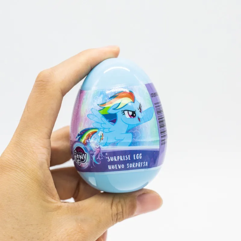 하스브로 마이 리틀 포니 만화 애니메이션 피규어, 레인보우 대시, 희귀 서프라이즈 에그 블라인드 박스, 장난감 수집 장식품, 정품