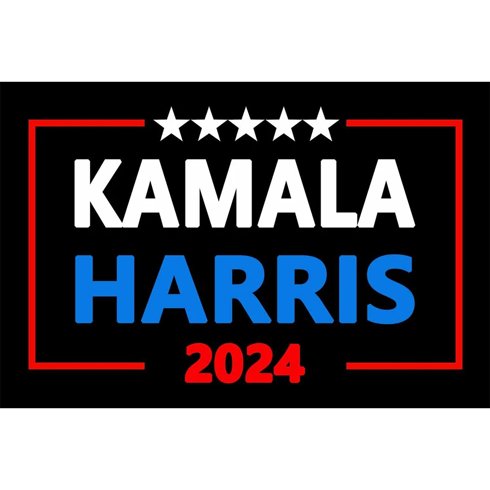 10Pcs Kamala Harris Stickers 2024 President Campaign Stickers Harris Laptop Bumper Decals for Auto Truck Fridge