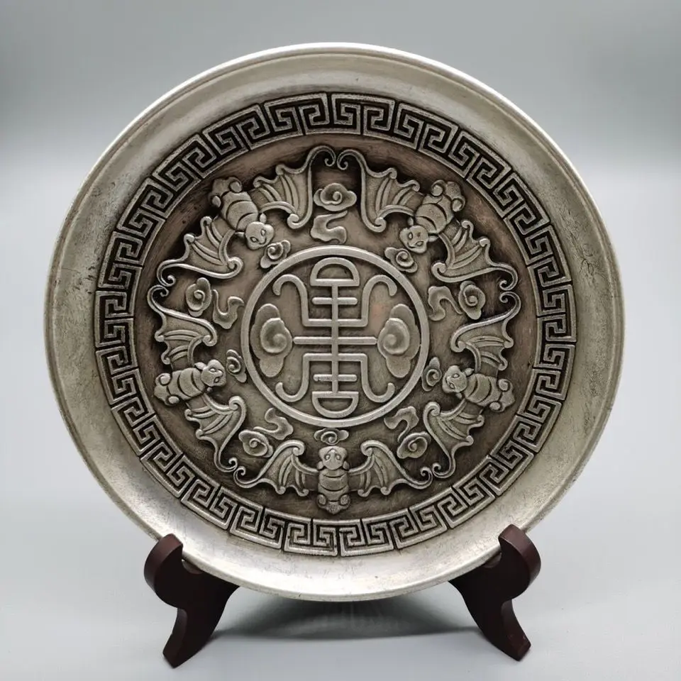 

Fu is in front plate cornucopia relief Buddhist dedicated to Wufu, holding longevity plates, home without brackets