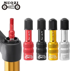 MUQZI Bike Fork Schrader Valve Adapter MTB Road Bicycle Rear Shock Inflatable Valve Adapter Bike Air Fork Tool