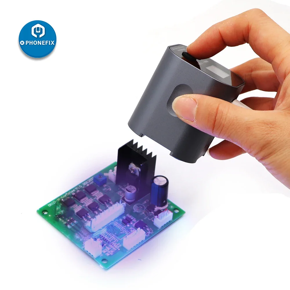 Qianli Che Cura La Lampada Intelligente Verde Olio UV Lampada UV Adesivo Adesivo Ottico Che Cura la Lampada per la Scheda Madre Del Telefono LCD di