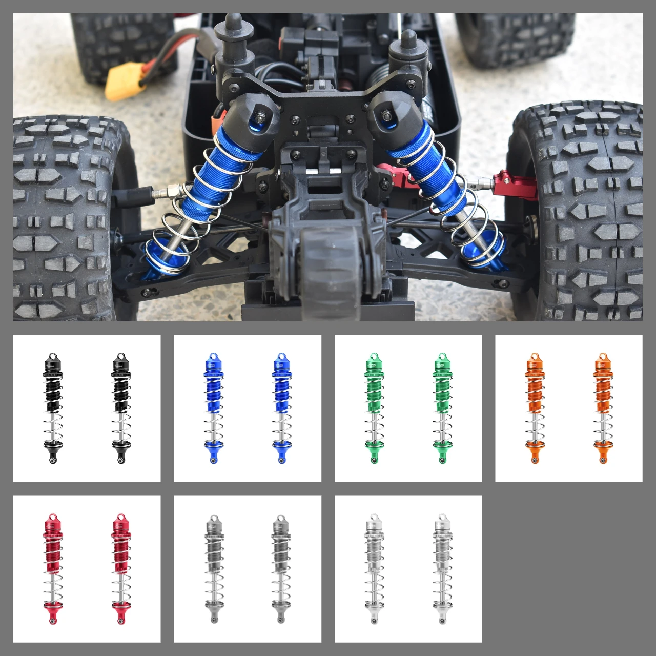 

GPM Aluminum Front Rear Adjustable Dampers For TEAM CORALLY 1/10 Sketer Xl4S