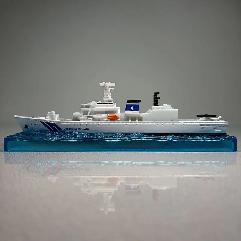 Takara Tomy No. 140 Japan Guard Patrol Boat Itsushima Casting Static Alloy Car Vehicle Diecast Metal Mode Collection Toy Gift
