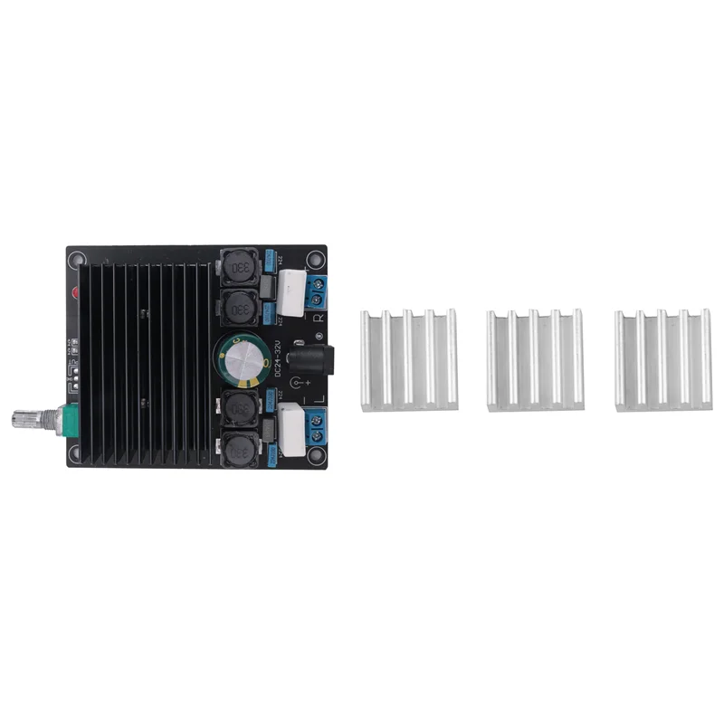 B50B-100W + 100W Amplifier TDA7498 Class D Amp Subwoofer Assembled Board Module With 50Pcs 9X9x5mm Mini Aluminium Heatsink