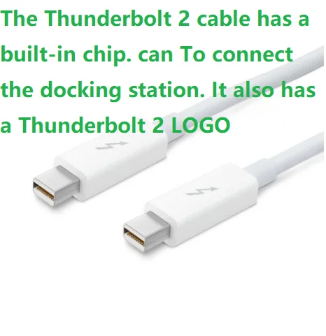 محطة إرساء Thunderbolt 2 4K لـ TB2DOCK4KDHC WINDOWS OS X Mac / استبدال f4u085/f4u055 / بدون كابلات تيار متردد. لا يوجد كابل الصاعقة