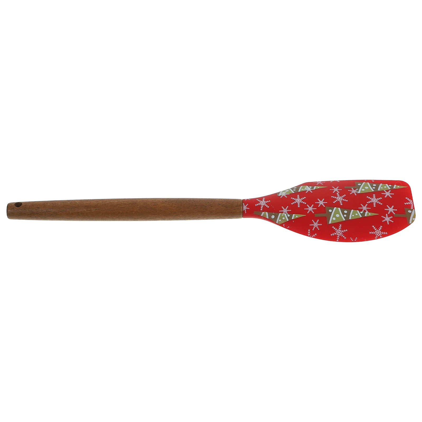 Christmas Silicone Spatula Cream Cake Scraper Wooden Handle Baking Tool Kitchen Spatula Kitchen Scraper