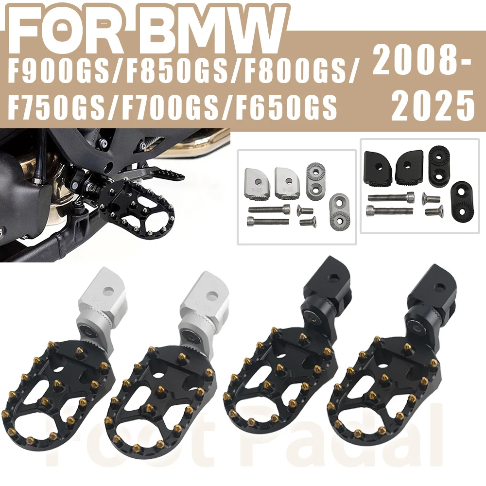 

For BMW F650GS 2008-up F700GS F750 GS F 800GS F850GS ADV F 900GS Motorcycle Rider Front Extend Lowering Footrest Foot Pegs Rests