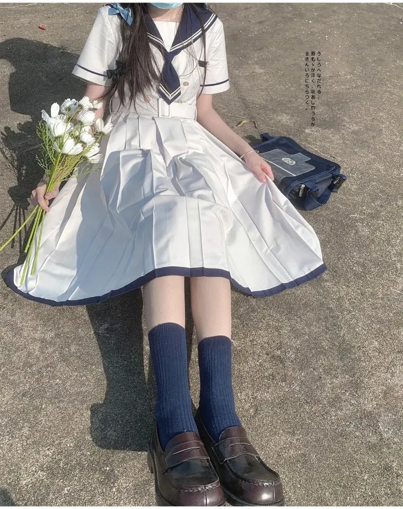 Lolita Japanischer Akademischer Stil Süßes Damenkleid Matrosenkragen Kawaii Vestidos Weibliche Sommer Niedliche Damenkleider Neu 2026 – Detail 16