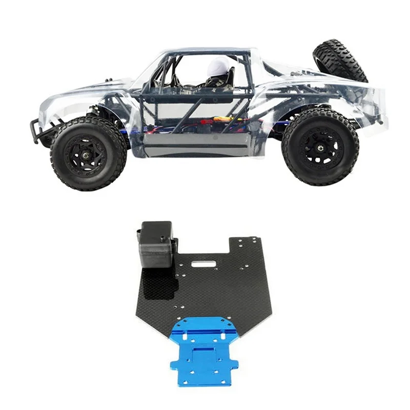 Rc Auto Upgrade Onderdelen 10992 Chassis Plaat (Carbon & Al) 1Pc Voor Vrx Racing Rh1043/1045/1043sc/1045sc