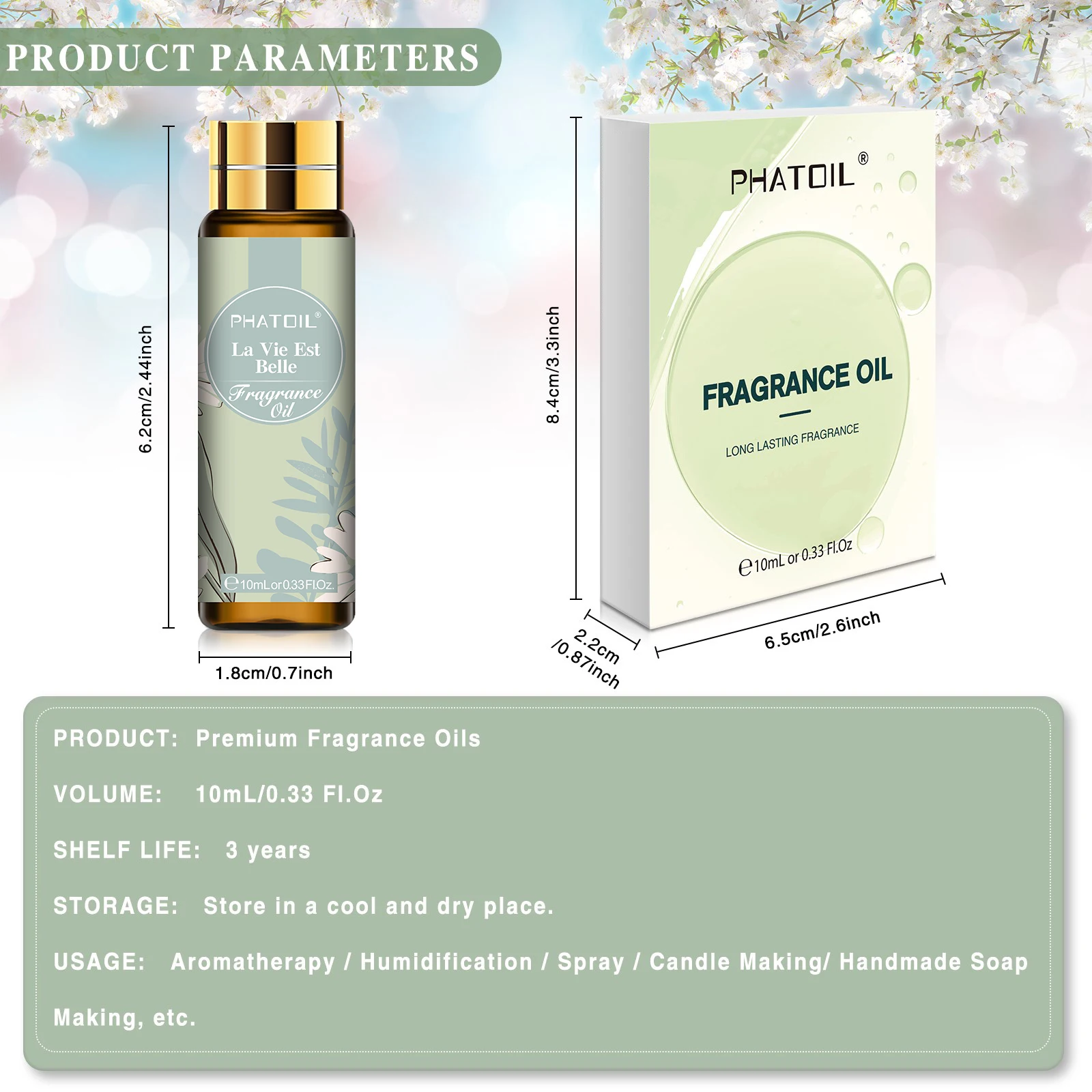 PHATOIL 10 ml Kokosnuss- und Vanille-Duftöl für Diffusor, Aromatherapie, weißer Moschus, Kaugummi, Babypuder, Duft-Aromaöle – Detail 22
