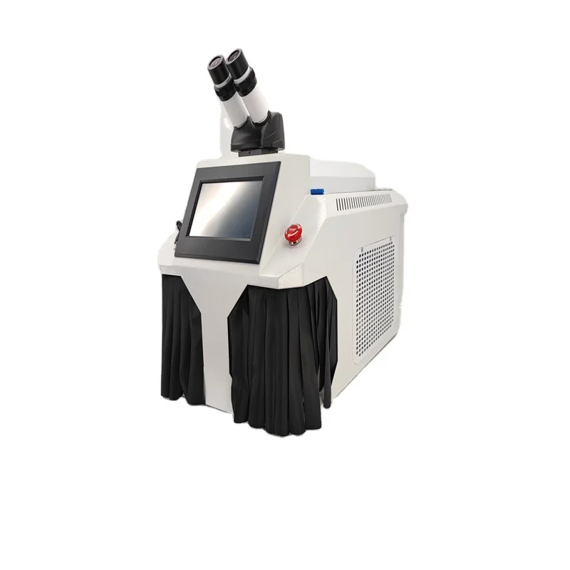 High Precision Mini Jewelry Fiber Laser Welder Laser Welding Machine For Metal With Wire Feeder