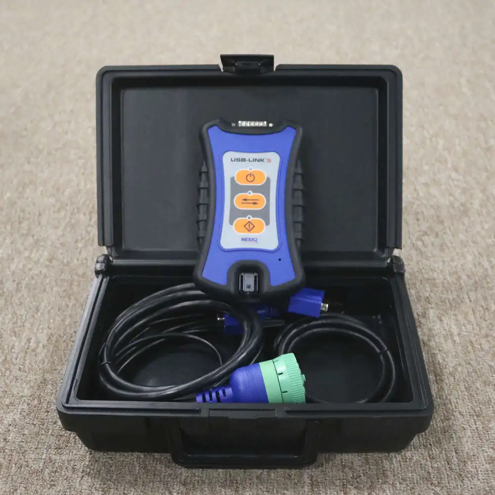 

USB-Link 3 NEXIQ 3, дизельный сверхмощный диагностический инструмент для грузовиков, анализатор двигателя, детектор, полный кабель, синий зуб NEXIQ III