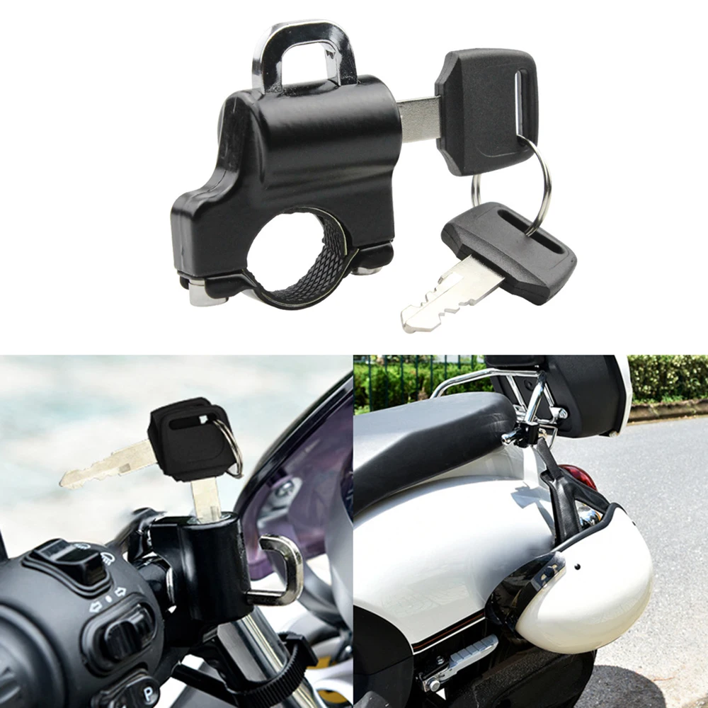 Manillar de bloqueo Universal para casco de motocicleta, seguridad antirrobo, 22-25mm