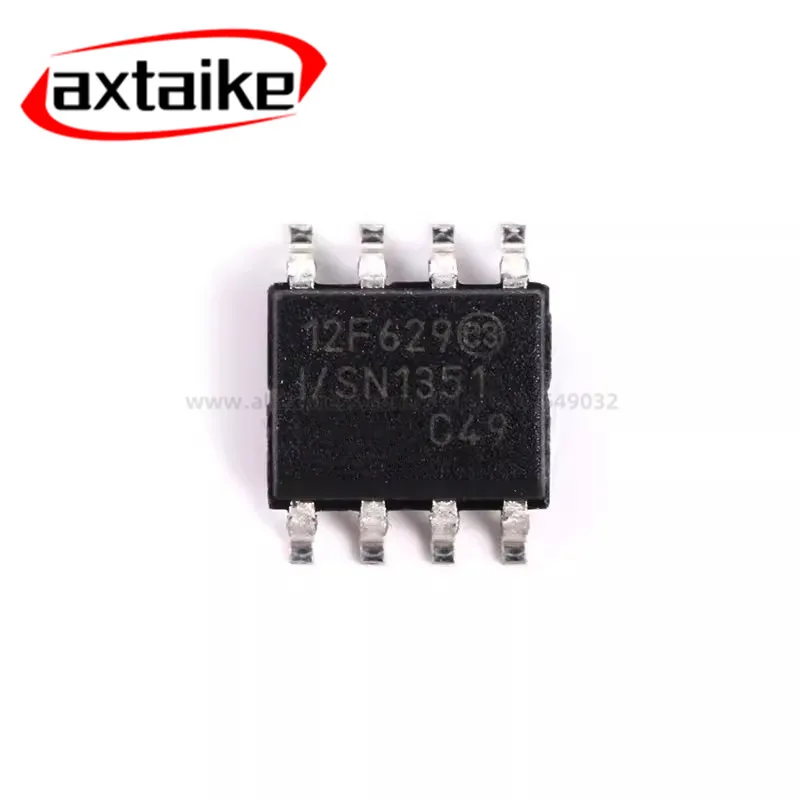 

10PCS PIC12F629-I/P DIP-8 PIC12F629 12F629 DIP 8bit Microcontrollers MCU 1.75KB 64 RAM 6 I/O IC