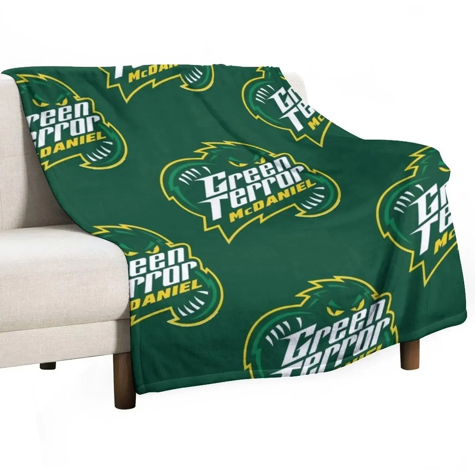 

Mc D Green T Team Throw Blanket Blankets For Sofas Flannel Blankets