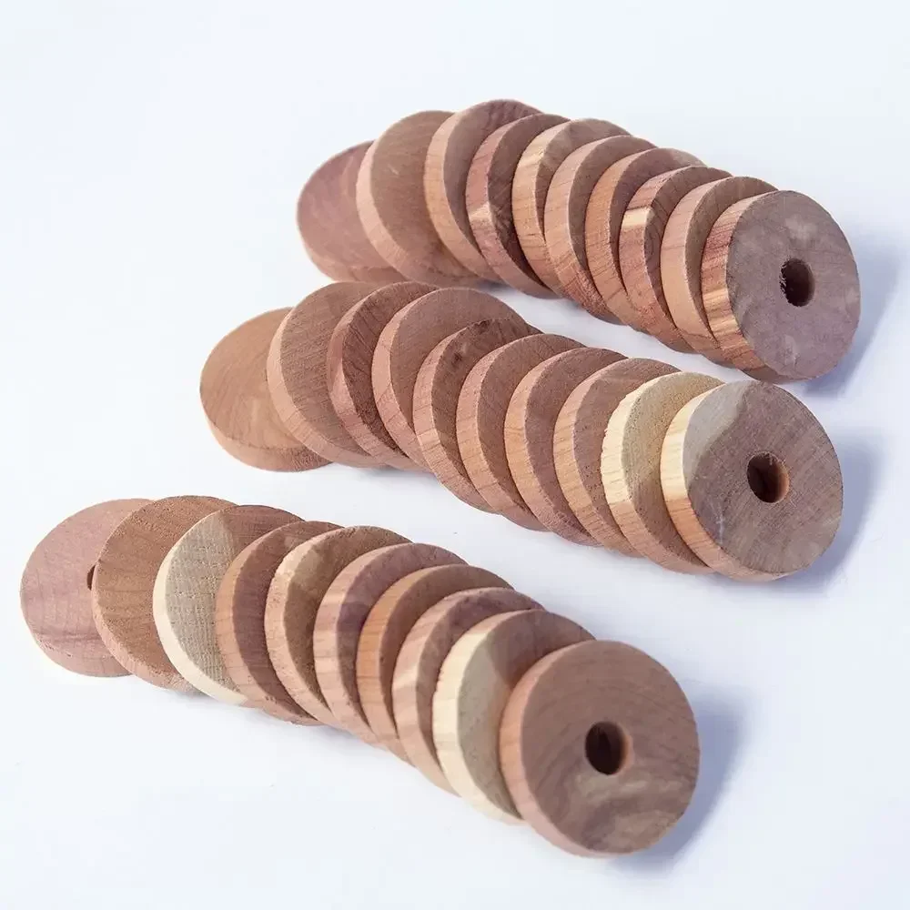 10Pcs/Set Cedar Block Fresh Odour Deterrent Insect Wardrobe Health Natural Clothes Camphor Insect Repellent Moth Wood