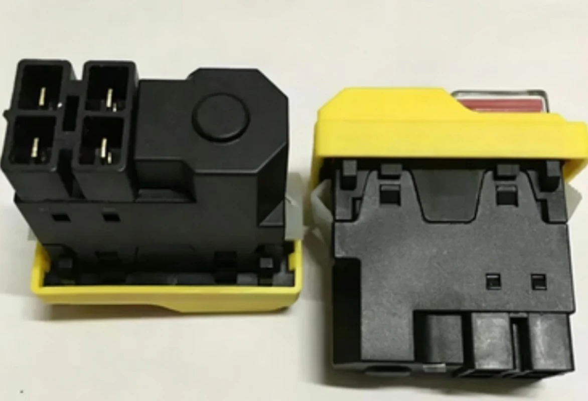 250VAC Waterproof Four‑pin Electromagnetic Switch, Industrial Grinding Gear On‑off Replacement Fitting