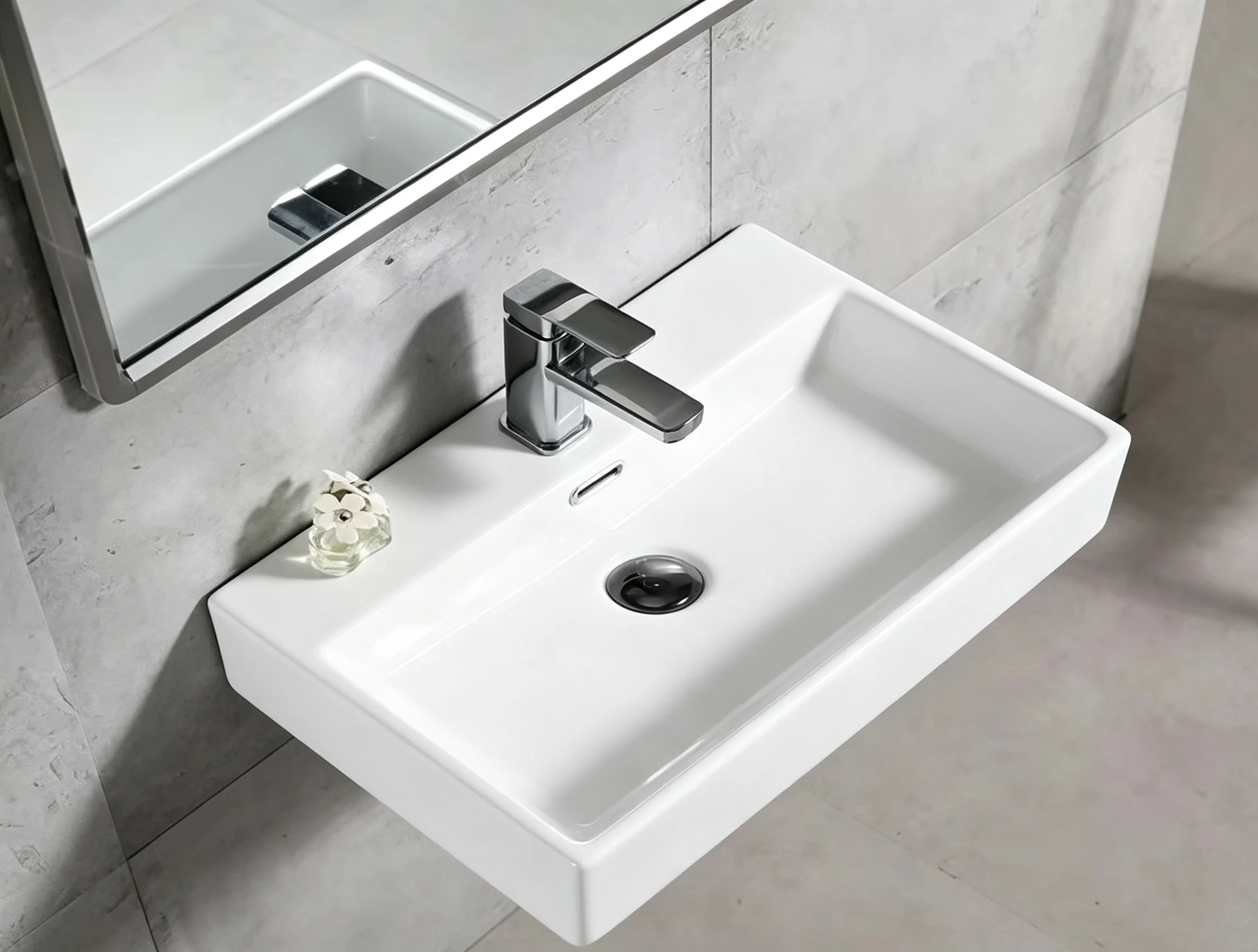 Concrete Mold Unique Ceramic Basin Porcelain Hand Wash Sinks Washing Sink Bathroom Sinks Basins