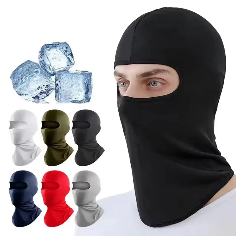 1/4pcs Motorcycle Face Mask, Bicycle Full Set Face Mask, Ski Neck, Summer Sun Protection, Ultra Ultraviolet Protection