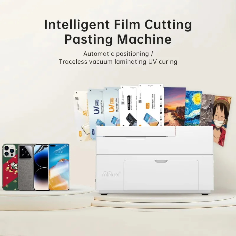 Automatic Mobile Plotter TPU Cutting Machine for Free No Limits UV Laminating Curing Pasting PC Mobile Phones