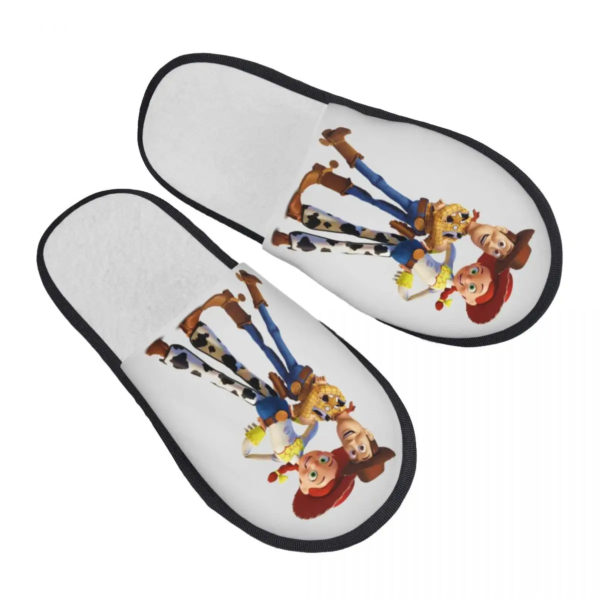 

Custom Toy Story Andy Davis Cozy Scuff Memory Foam Slippers Women Spa House Shoes