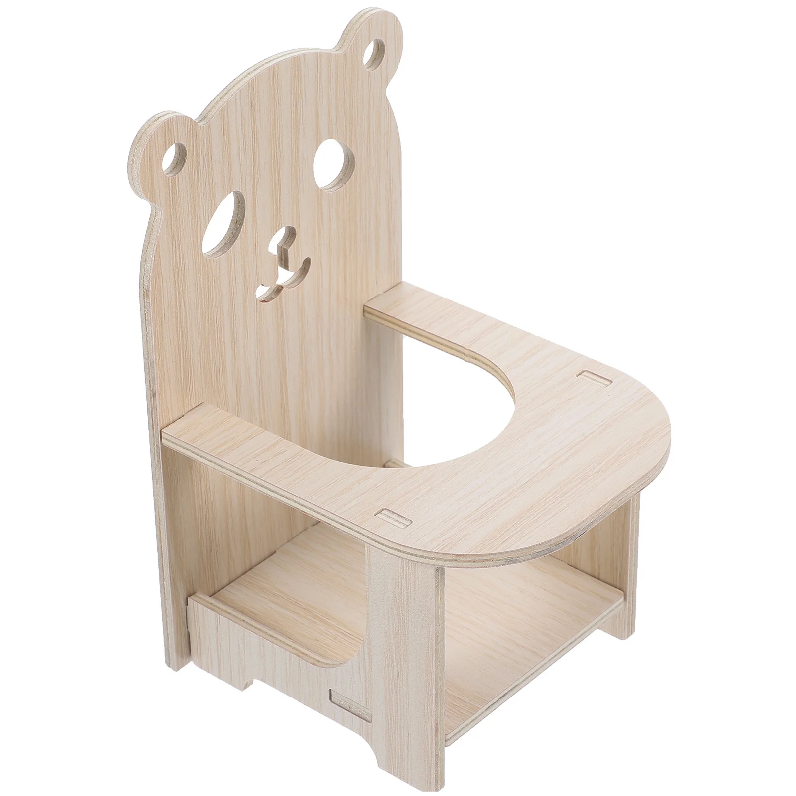 

1Set Wooden Hamster Chair Handmade Pet Feeding Resting Small Animal Furniture Guinea Pig Hedgehog Supplies Gift