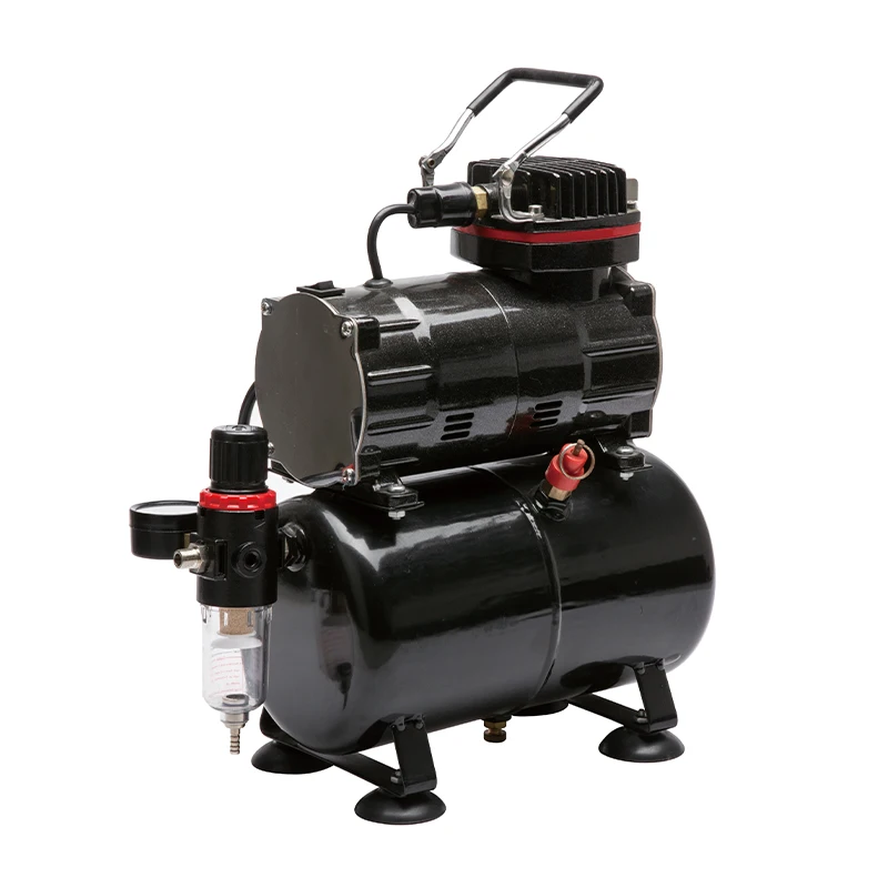 Portable Oil-free Airbrush Compressor Kit TC-80T with tank