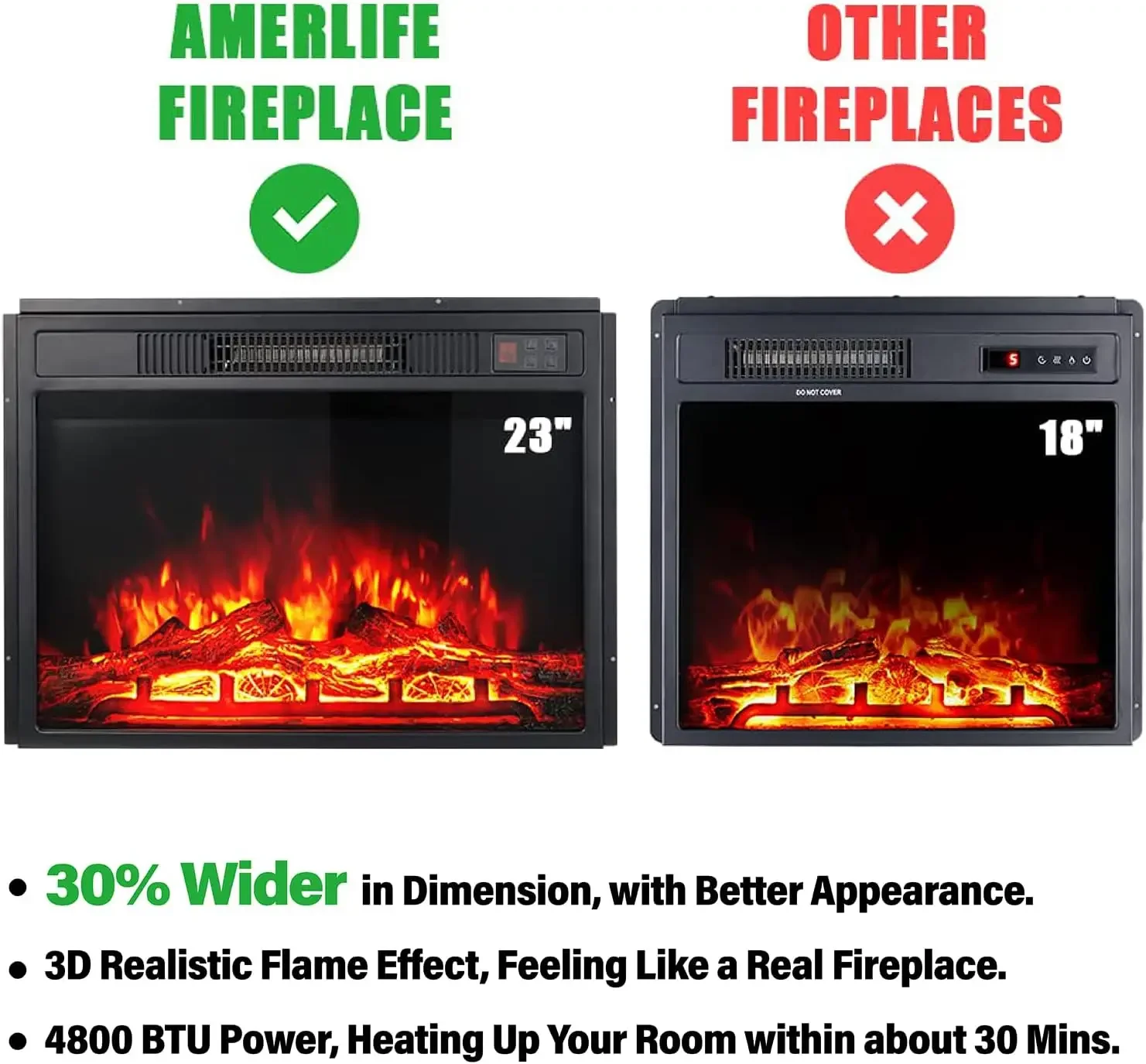 Suporte de TV com lareira com porta deslizante de celeiro para TVs de até 65", centro de entretenimento de lareira de 59" com armários de armazenamento