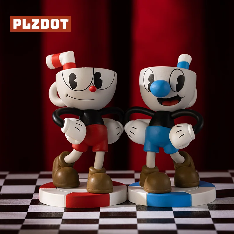 Cuphead'S Adventures – boîte aveugle, jouets, boîte mystère, périphériques de jeu, modèle Kawaii, figurine d'action, décoration de table, cadeau