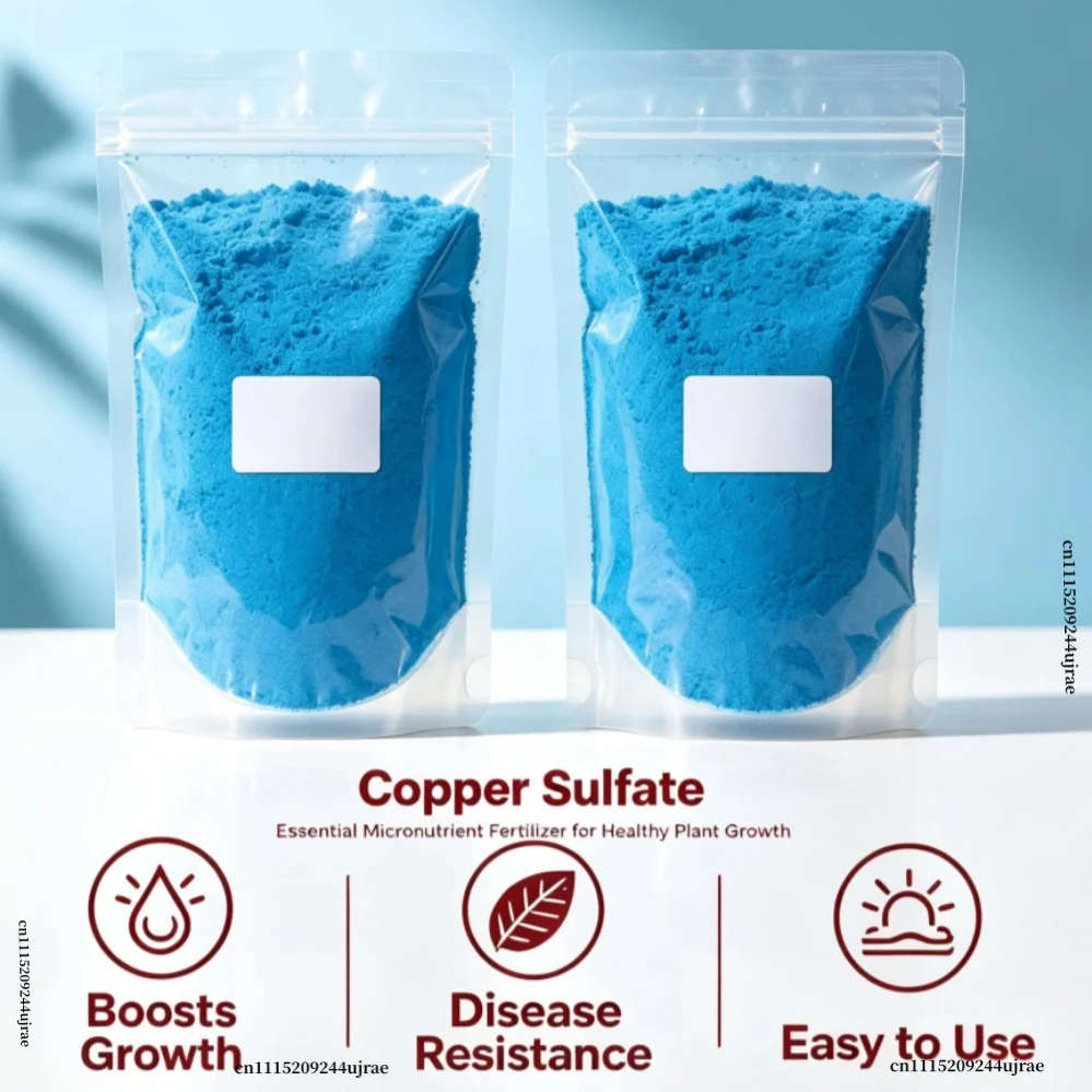 Bluestone Crystal Trace Copper Fertilizer Raw Material Copper Sulfate Pentahydrate Water Soluble Micro Nutrient