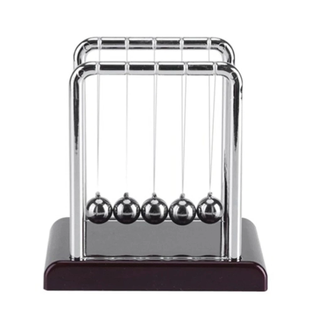 2024 Newton Cradle Balance Steel Balls School Teaching Supplies Physics Science Pendulum Desk Toy Gifts Home Decoration