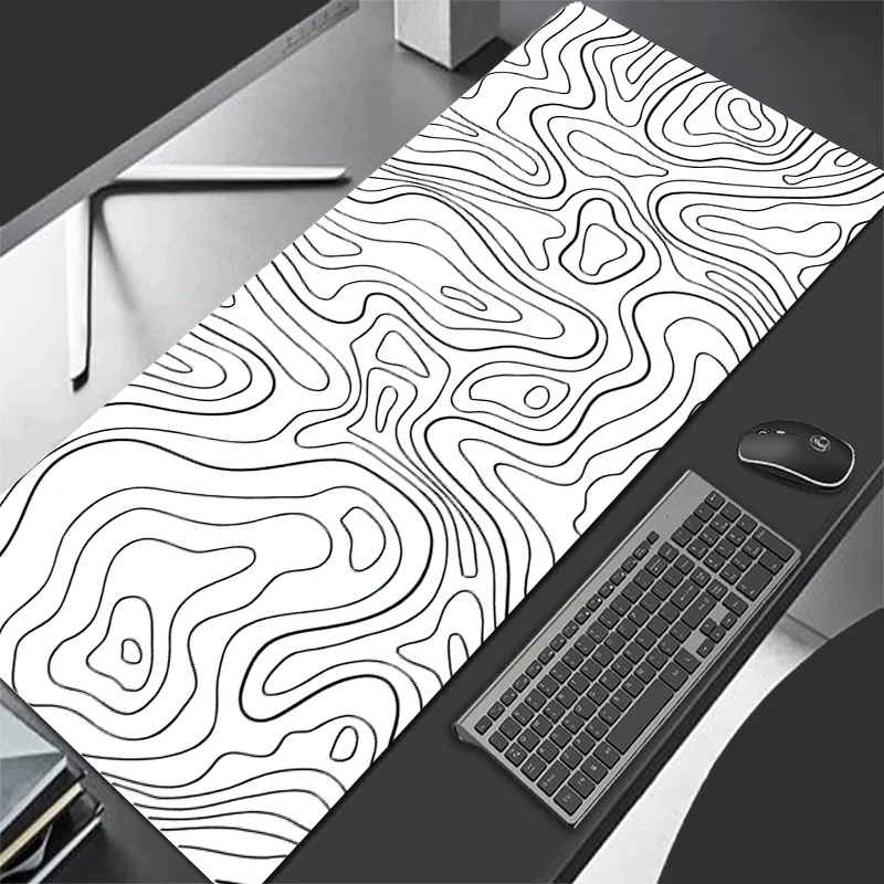 Mouse pad large keyboard mouse desk pad non-slip rubber gaming mouse pad laptop mouse carpet