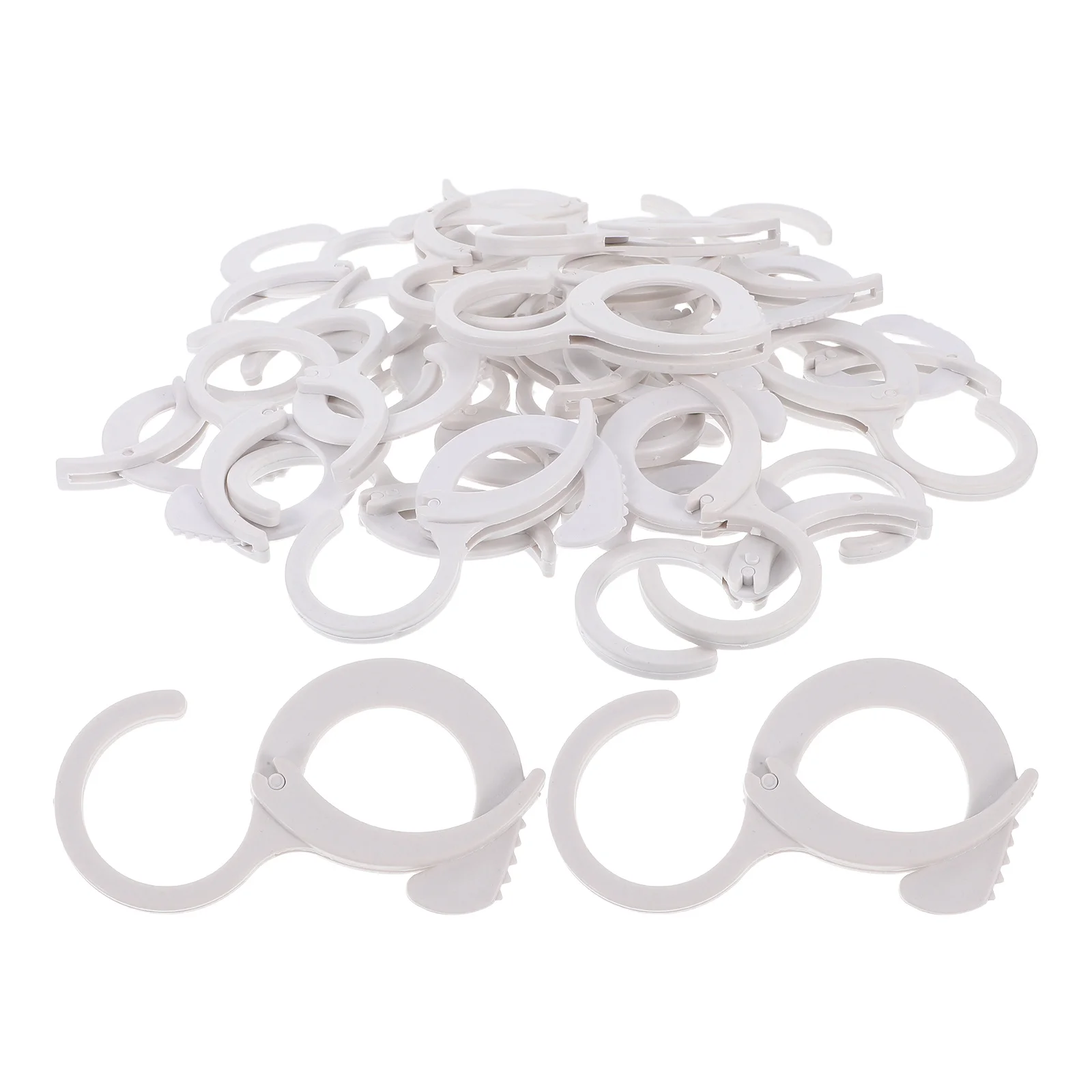 

25Pcs Hooks Heavy Duty No-Drill Closet Kitchen Organizer Windproof Anti-Slip Multifunctional Space Saving