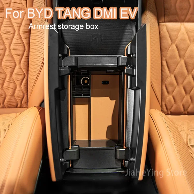 

Suitable for BYD Tang DMI Central Control Armrest Storage Box EV Automobile Interior Modification Storage Box