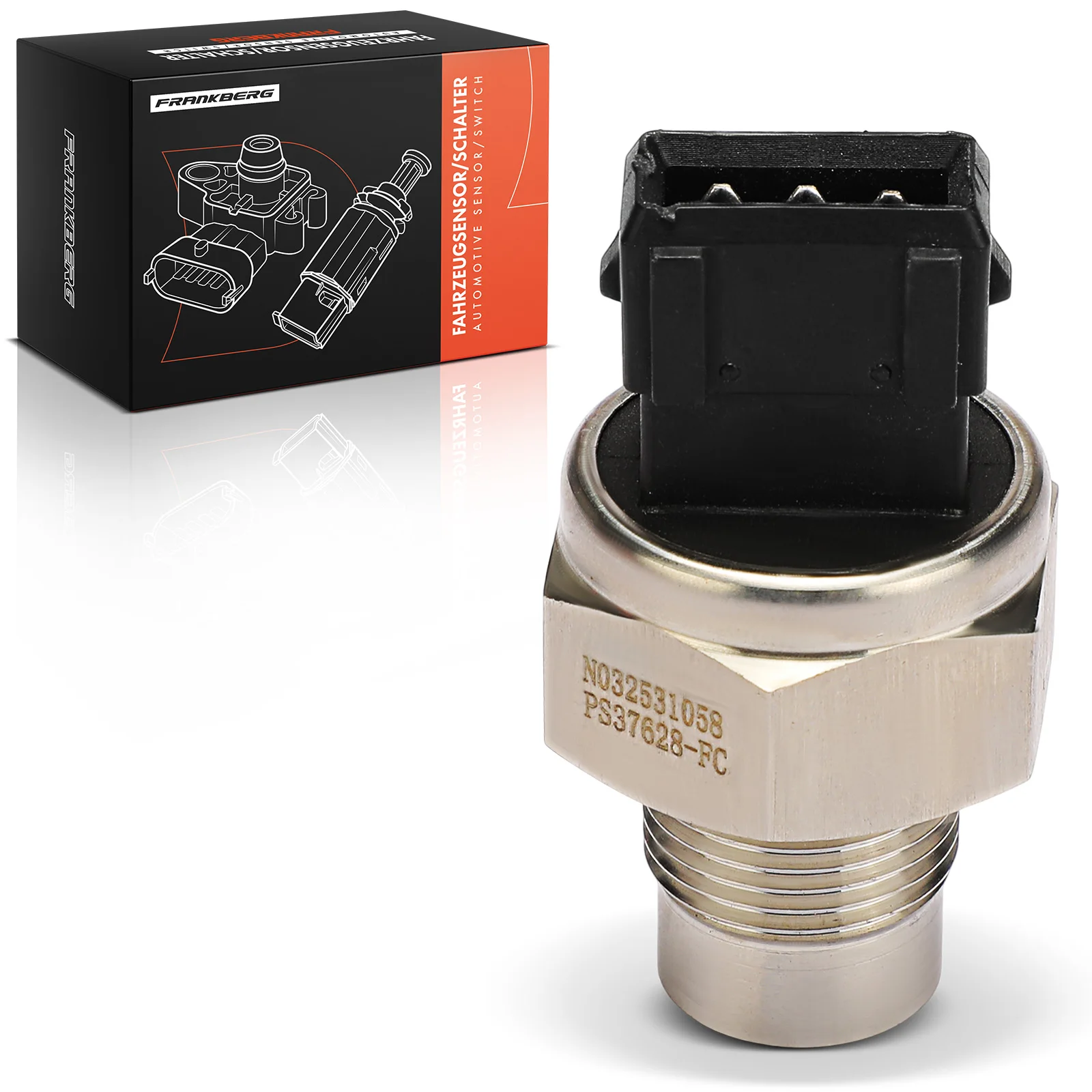 Frankberg 1x Sensor Brandstofdruk voor Mercedes-Benz Actros 1996-2002 A0031537628 0031537628
