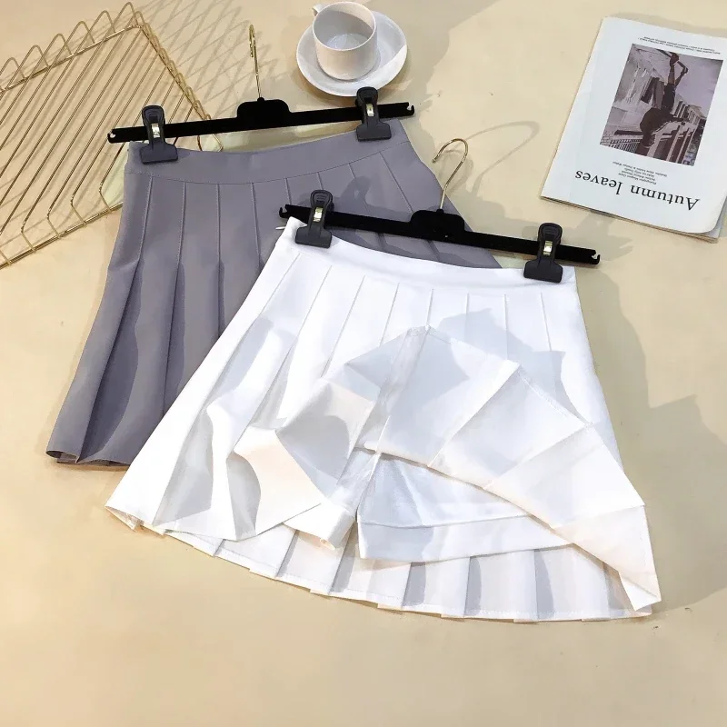 Fashion Women Skirt Preppy Style Plaid Skirts High Waist Chic Student Pleated Skirt Harajuku Uniforms Ladies Girls Dance Skirts