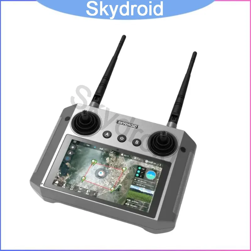 Skydroid H12 Sistema FPV Digital 2,4 GHz 12CH 1080P, Transmisor de Vídeo de Largo Alcance con Receptor R12 para Drone UAV Industrial