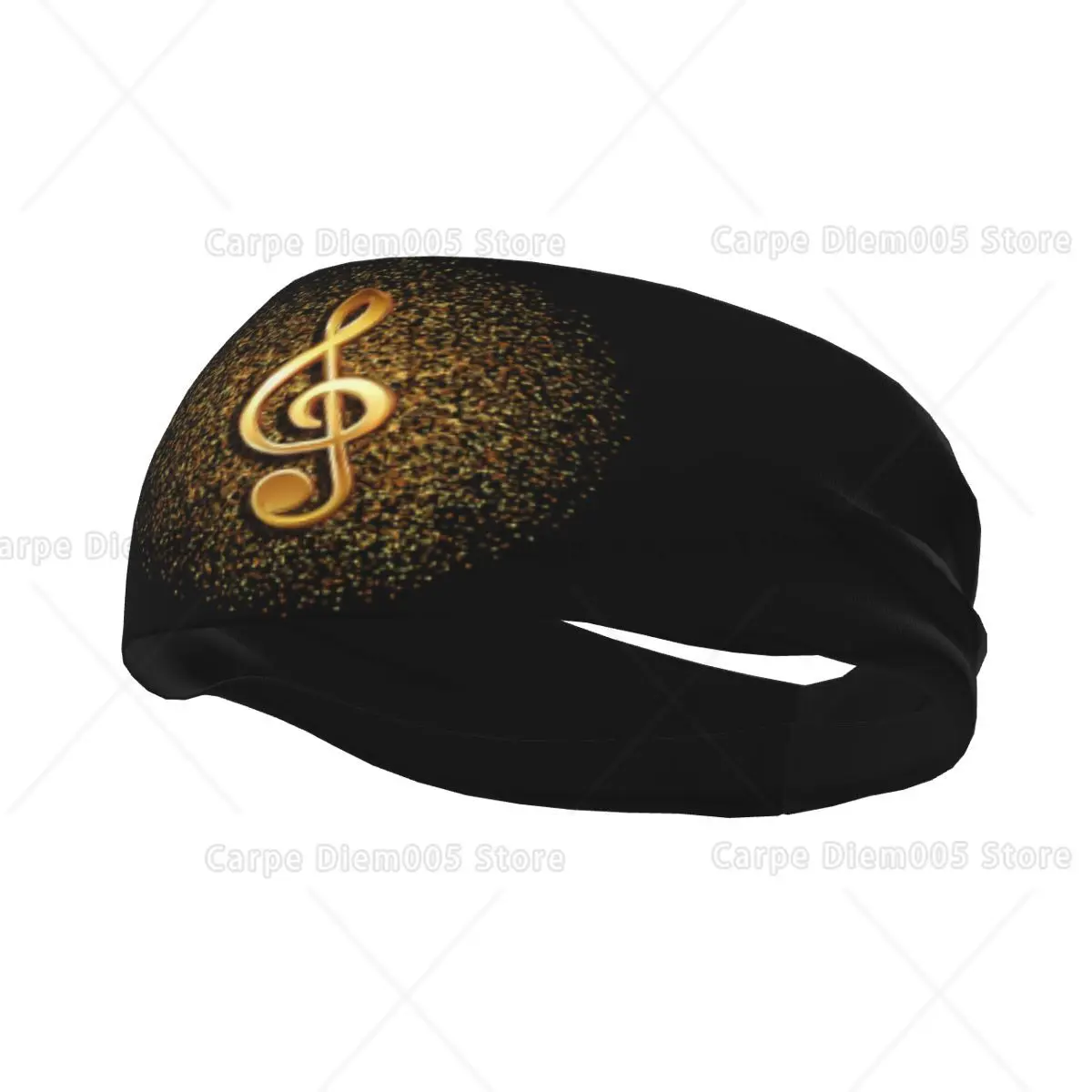 

Golden Notes Sweatbands Headbands for Women Men, Monster Truck Sports Workout Headbands Running Athletic Sweatband