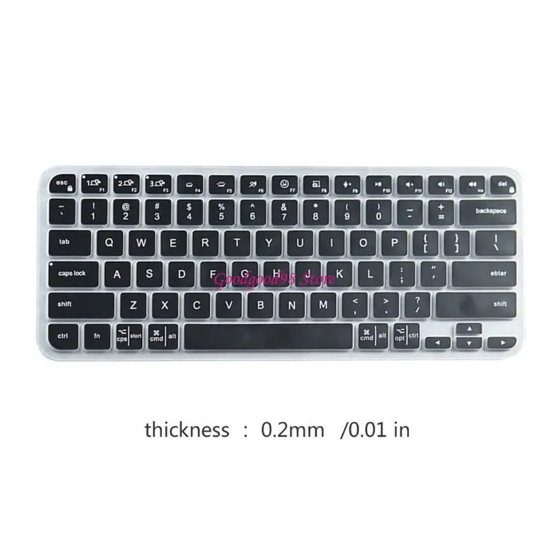 Clavier d'ordinateur portable transparent à poussière