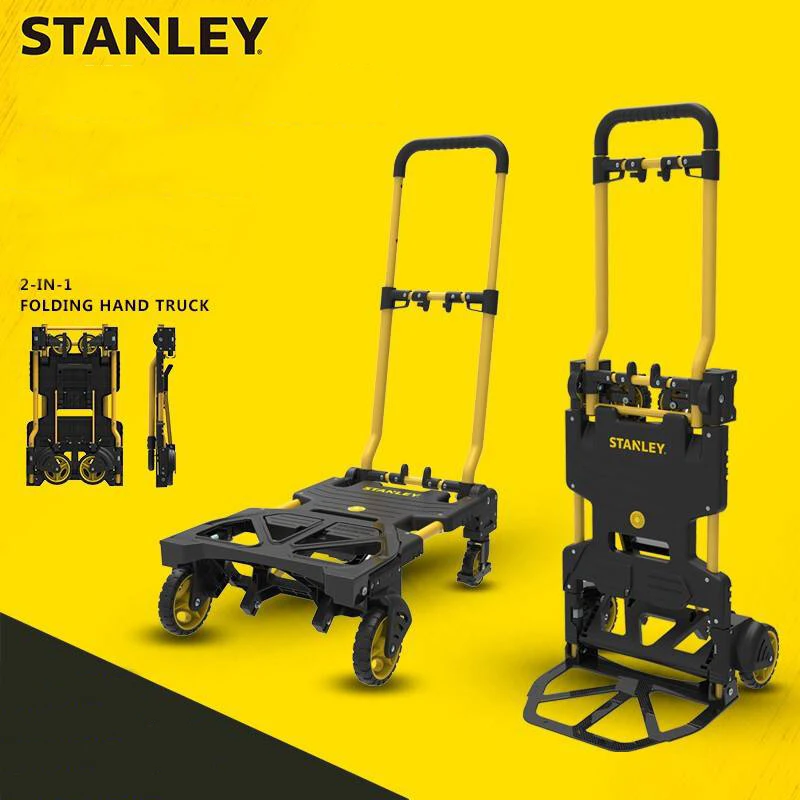 Stanley STST0585T Handcart Handling Folding Pulling Truck Multifunctional Warehouse Moving Logistics Express Tool Car Trolley