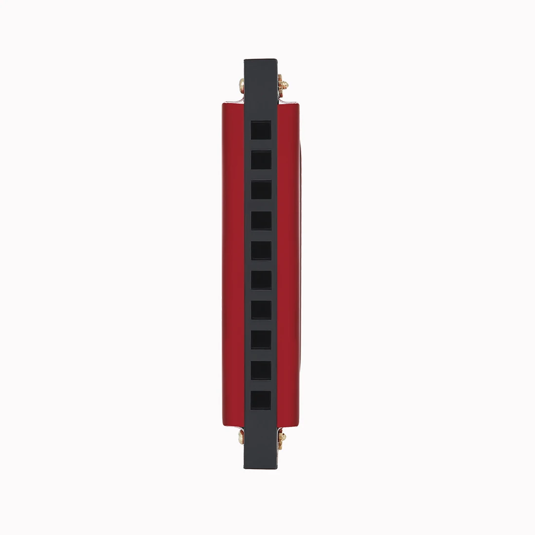 10-Loch-20-Ton-Mundharmonika, bunt, C-Taste, Mundharmonika, Holzblasinstrument, Rot, Silber, Schwarz, ABS, umweltfreundlich, Kunststoff, Material – Detail 6