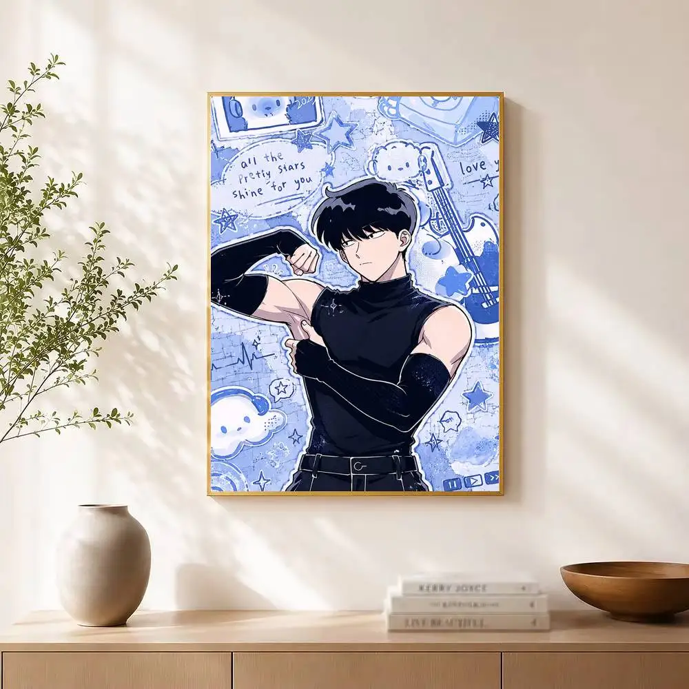 J-JOJOs G-Gyro Z-Zeppeli Poster Waterproof Wall Art Sticker For Bar Living Room Vintage Decor High Quality Print Gift