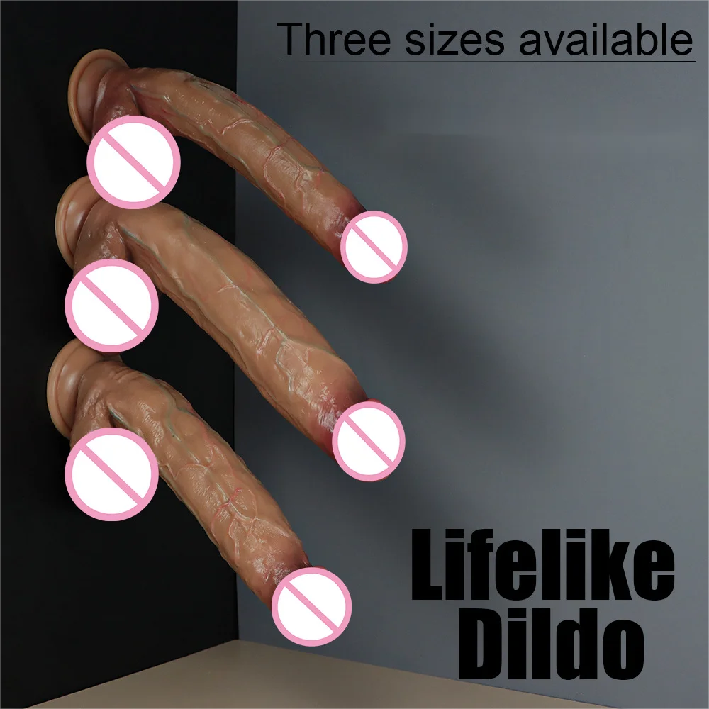 Realistische Lange En Dikke Dildo 'S, Grote Dildo, Anale Plug, Masturbatie Rod Seksspeeltje Voor Vrouwen, Nep Penis, Volwassen Masturbatie