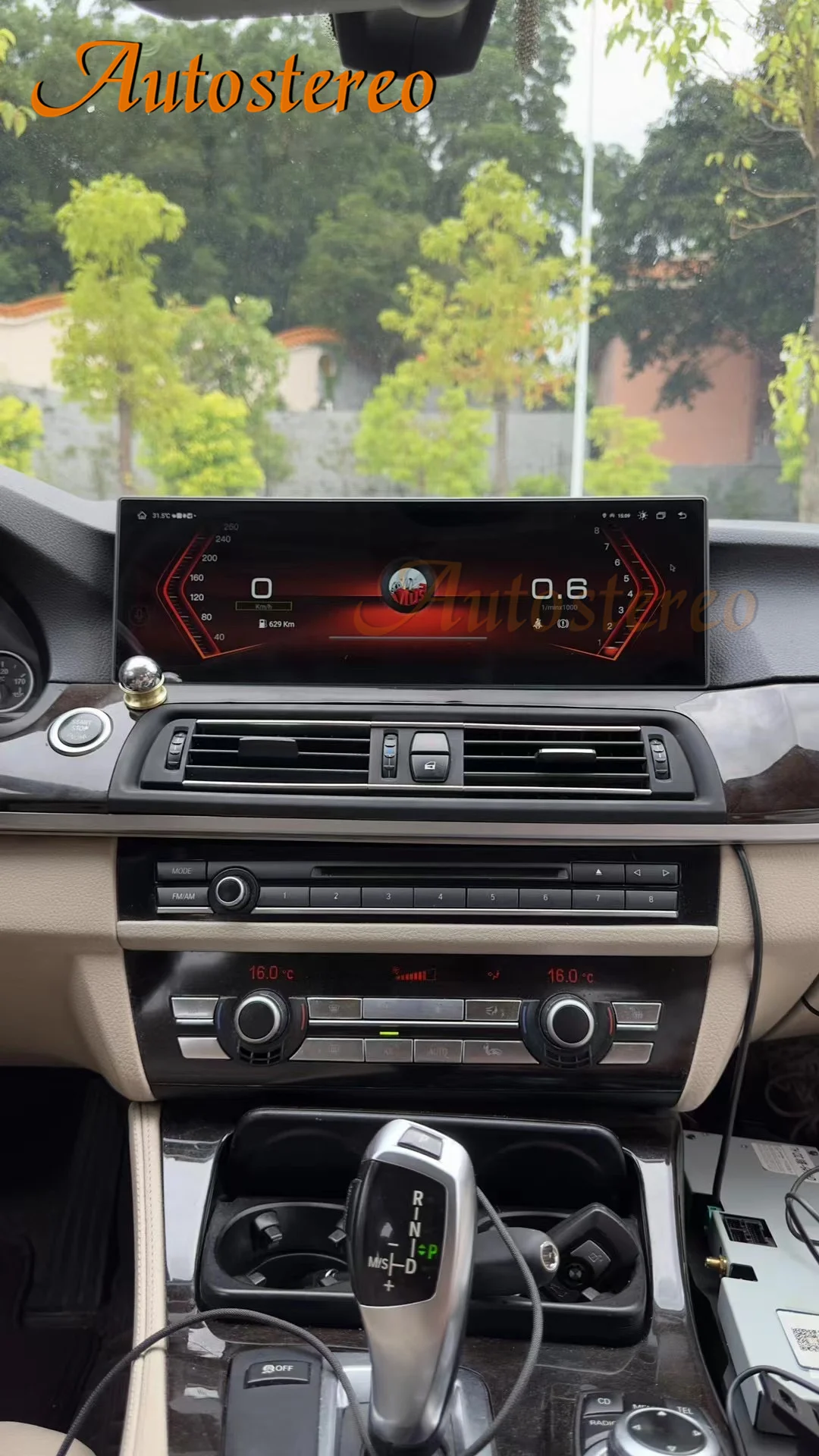 Radio con GPS para coche, reproductor Multimedia con Android 12, pantalla QLED de 14,9 pulgadas, Unidad Principal estéreo, Carplay, para BMW serie 5, años 2011 a 2017