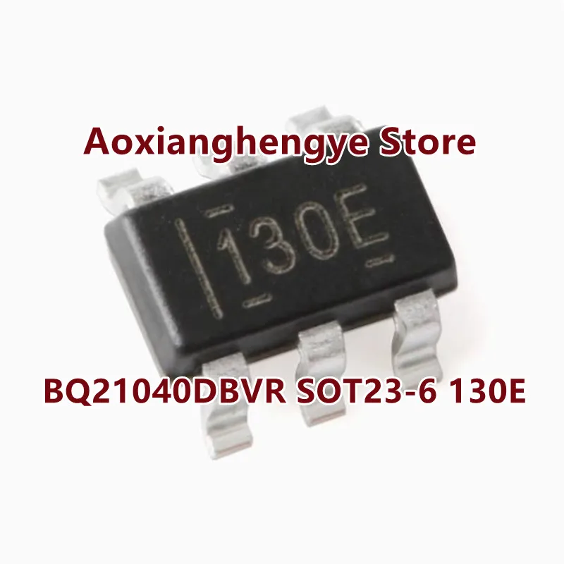 10PCS BQ21040DBVR SOT23-6（Marking：130E）Single Cell Li-Ion and Li-Pol Battery Charger