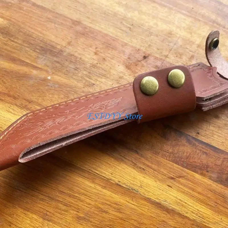 

G6DE Protective Knifed Sleeve Efficient Leather Knifed Cover Thickened Knifed Bag