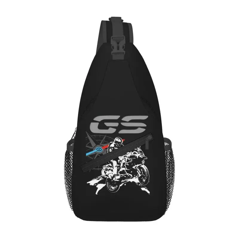 

Casual GS Motorcycle Adventure Crossbody Sling Backpack Men Shoulder Chest Bag for Travel Cycling